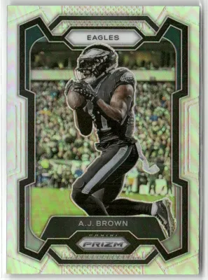 SJ 2023 PANINI PRIZM #236 A.J. BROWN SILVER PHILADELPHIA EAGLES