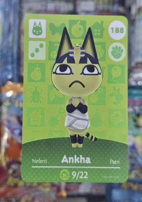 BAF1 Animal Crossing Amiibo Card Ankha