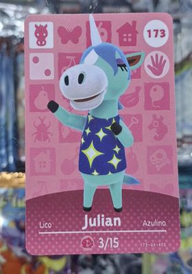 BAF1 Animal Crossing Amiibo Card Julian