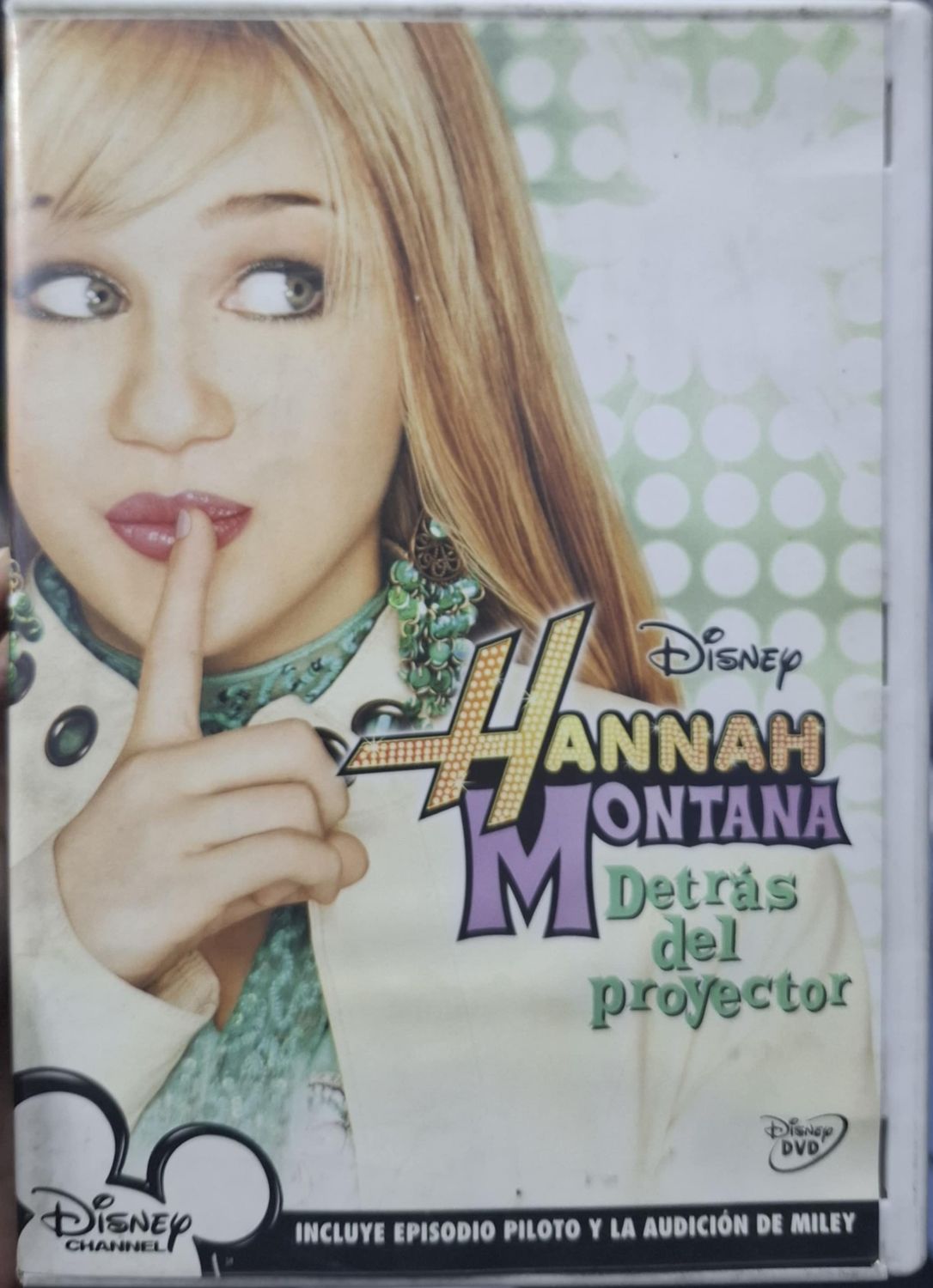 BAF1 Hannah Montana Detras del Proyector DVD Completo Espanol Portugues Japones Ingles
