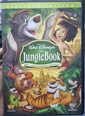 BAF1 Jungle Book DVD Usado Completo El Libro de la Selva Ingles 40th Aniversario