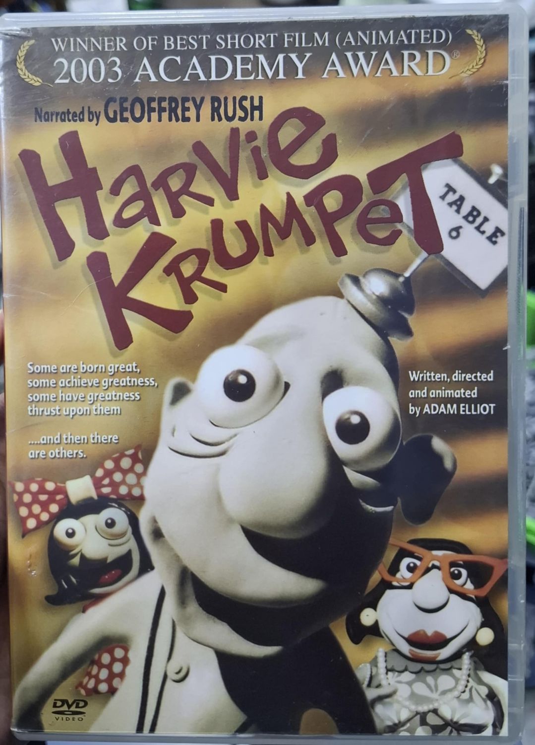 BAF1 Harvie Krumpet DVD Usado Completo Ingles