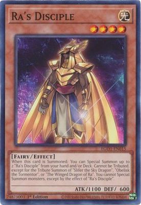 SJ Ra&#39;s Disciple - EGO1-EN015 - Common 1st Edition Egyptian God Deck: Obelisk the Tormentor 1st Edition Singles (Espanol)