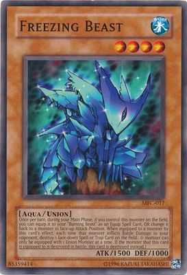 SJ Freezing Beast - MFC-017 - Common Unlimited Magician&#39;s Force [MFC] Unlimited Singles