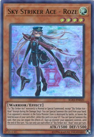 SJ Sky Striker Ace - Roze - IGAS-EN020 - Ultra Rare Unlimited Ignition Assault Unlimited Singles