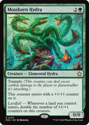 SJ Mossborn Hydra - Foundations (FDN) Foundations Foil
