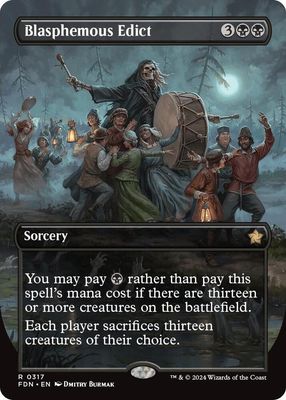 SJ Blasphemous Edict (Borderless) - Foundations (FDN) Foundations