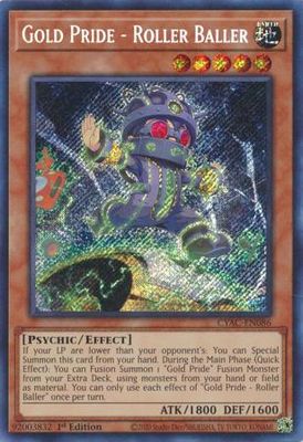SJ Gold Pride - Roller Baller - CYAC-EN086 - Secret Rare 1st Edition Cyberstorm Access 1st Edition Singles *Espanol*