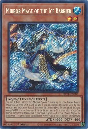 SJ Mirror Mage of the Ice Barrier - BLTR-EN007 - Secret Rare 1st Edition Battles of Legend: Terminal Revenge 1st Edition Singles *Espanol*