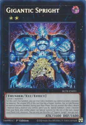 SJ Gigantic Spright - BLTR-EN091 - Secret Rare 1st Edition Battles of Legend: Terminal Revenge 1st Edition Singles *Espanol*