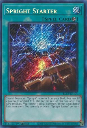 SJ Spright Starter - BLTR-EN104 - Secret Rare 1st Edition Battles of Legend: Terminal Revenge 1st Edition Singles