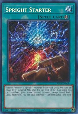 SJ Spright Starter - BLTR-EN104 - Secret Rare 1st Edition Battles of Legend: Terminal Revenge 1st Edition Singles
