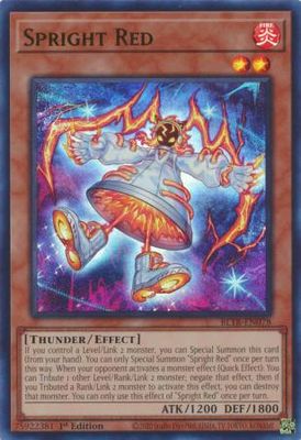 SJ Spright Red - BLTR-EN078 - Ultra Rare 1st Edition Battles of Legend: Terminal Revenge 1st Edition Singles *Espanol*