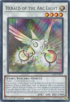 (Membresia) BAF1 Herald of the Arc Light - JUSH-EN051 - Rare 1st Edition Justice Hunters 1st Edition Singles