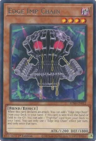 SJ Edge Imp Chain - JUSH-EN012 - Rare 1st Edition Justice Hunters 1st Edition Singles