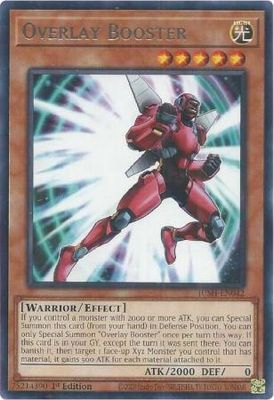 SJ Overlay Booster - JUSH-EN042 - Rare 1st Edition Justice Hunters 1st Edition Singles