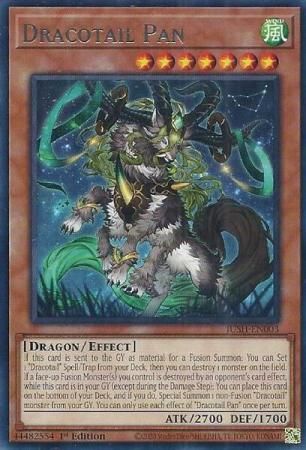 SJ Dracotail Pan - JUSH-EN003 - Rare 1st Edition Justice Hunters 1st Edition Singles