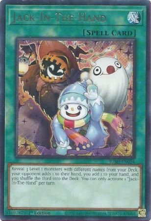 SJ Jack-In-The-Hand - JUSH-EN054 - Rare 1st Edition Justice Hunters 1st Edition Singles