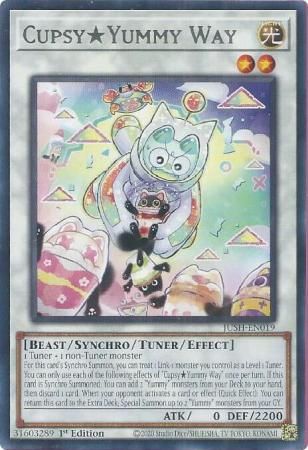 SJ CupsyYummy Way - JUSH-EN019 - Rare 1st Edition Justice Hunters 1st Edition Singles