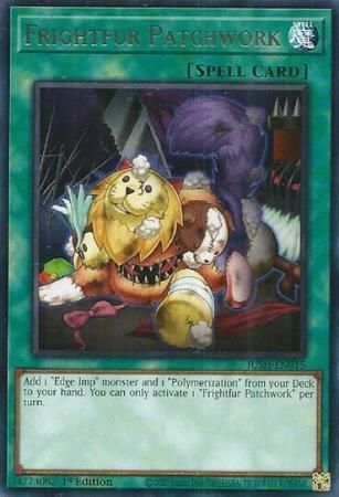 SJ Frightfur Patchwork - JUSH-EN015 - Rare 1st Edition Justice Hunters 1st Edition Singles