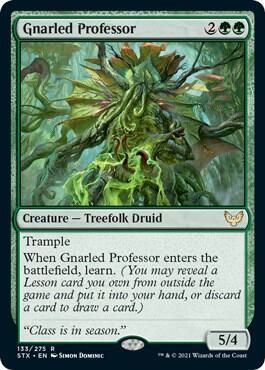 SJ Gnarled Professor - Strixhaven: School of Mages (STX) Strixhaven: School of Mages