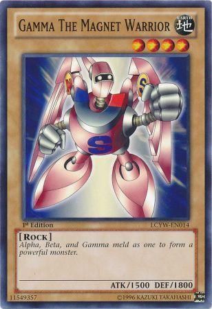 SJ Gamma the Magnet Warrior - LCYW-EN014 - Common 1st Edition Legendary Collection 3: Yugi&#39;s World 1st Edition Singles