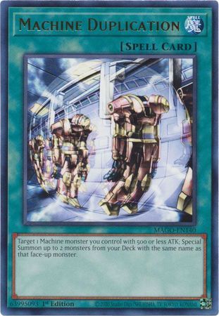 SJ Machine Duplication - MAGO-EN140 - Rare 1st Edition Maximum Gold 1st Edition Singles