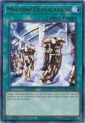 SJ Machine Duplication - MAGO-EN140 - Rare 1st Edition Maximum Gold 1st Edition Singles