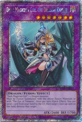 SJ Dark Magician Girl the Dragon Knight - RA03-EN258 - Platinum Secret Rare 1st Edition Quarter Century Bonanza 1st Edition Singles