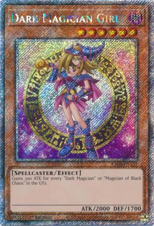 SJ Dark Magician Girl (Dark Magic Circle Background) - RA03-EN123 - PSR 1st Edition Quarter Century Bonanza 1st Edition Singles