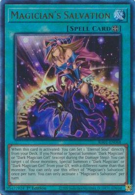 LP Magician&#39;s Salvation - RA01-EN068 - Prismatic Ultimate Rare 25th Anniversary Rarity Collection Singles