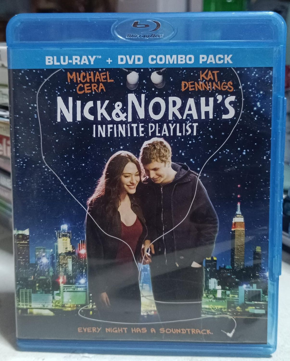 NELA-c, &quot;Nick &amp; Norah&#39;s Infinite Playlist&quot; Blu-Ray + DVD Combo Blu-ray Audio y Subtitulos en Ingles y Español