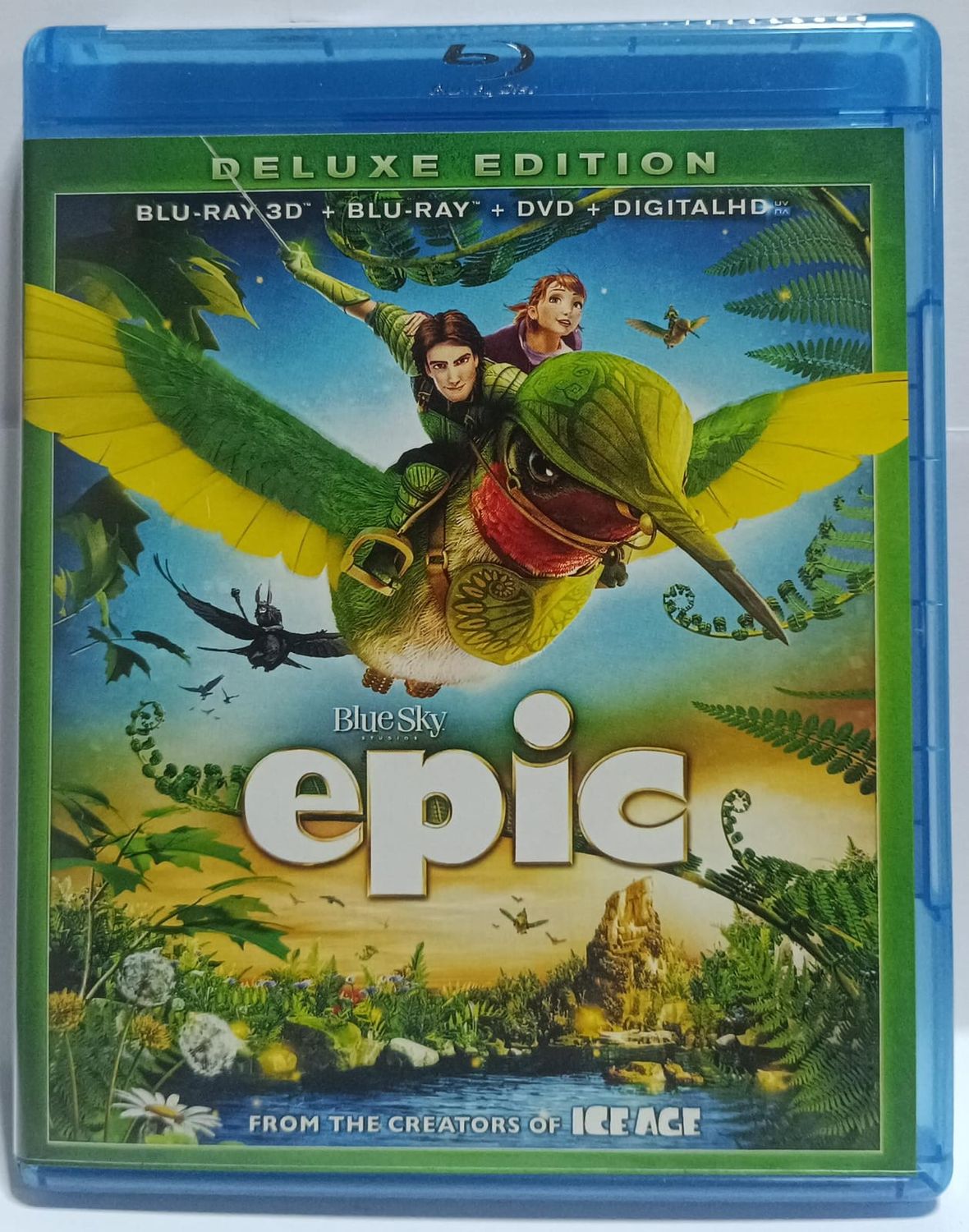 NELA-c,  &quot;Epic&quot;  Blu-ray 3D, Blu-ray, DVD y una copia digital (Digital HD) Audio y Subtitulos en Ingles y Español