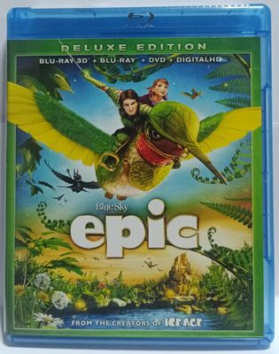 NELA-c,  &quot;Epic&quot;  Blu-ray 3D, Blu-ray, DVD y una copia digital (Digital HD) Audio y Subtitulos en Ingles y Español