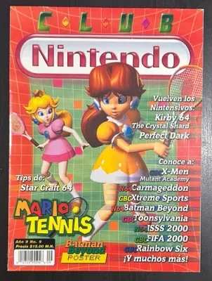 NELA-r, Club Nintendo Año 9 Numero 9 Mario Tennis Revista