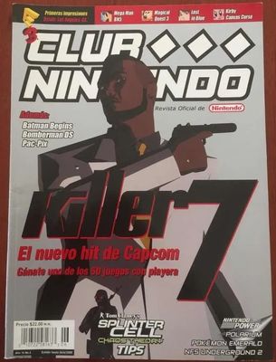 NELA-r, Club Nintendo Año 14 Numero 6  Killer 7 Revista