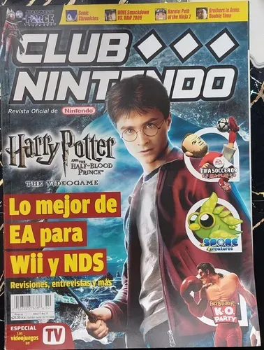 NELA-r, Revista Club Nintendo Año 17 Numero 10 Oct 2008 Harry Potter