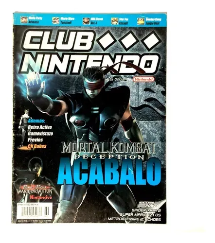 NELA-r, Club Nintendo Año 14 Numero 2  Mortal Kombat Revista