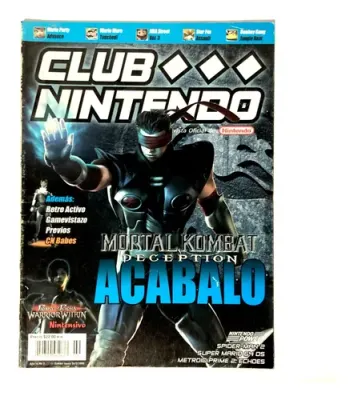 NELA-r, Club Nintendo Año 14 Numero 2  Mortal Kombat Revista