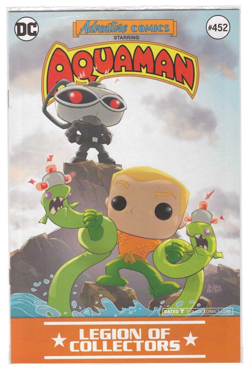 NELA Aquaman Comic Issue 452 Legion of Collectors Funko Cover