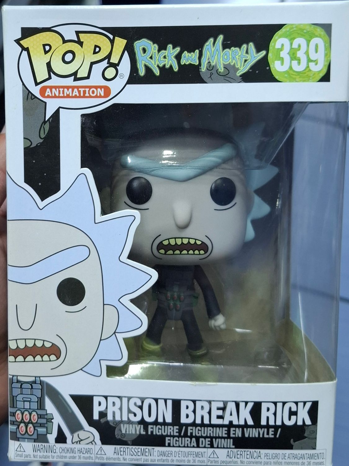BAF1 Prison Break Rick Figura Funko Pop Rick and Morty Figura