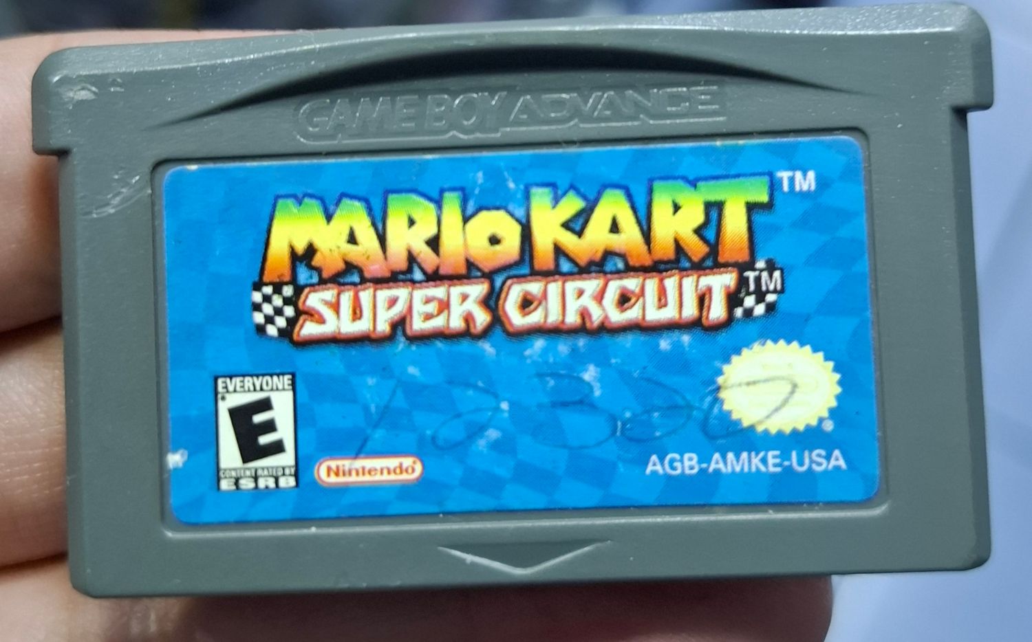 SJ Mario Kart Super Circuit Nintendo Game Boy Advance Cartucho