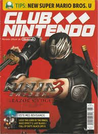 NELA-r, Club Nintendo Año 22 Numero 1 Ninja  Gaiden 3