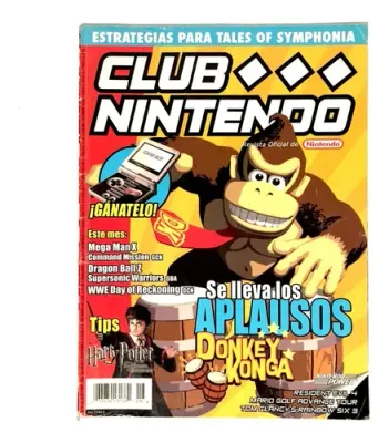 NELA-r, Club Nintendo Año 13 Numero 8 Donkey Konga  Revista