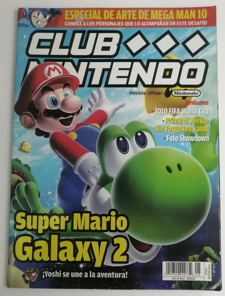 NELA-r, Club Nintendo Año 19 Numero 5 Super Mario Galaxy 2 Revista