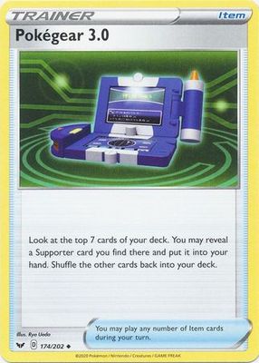 SJ Pokegear 3.0 - 174/202 - Uncommon Sword &amp; Shield (Base Set) Singles