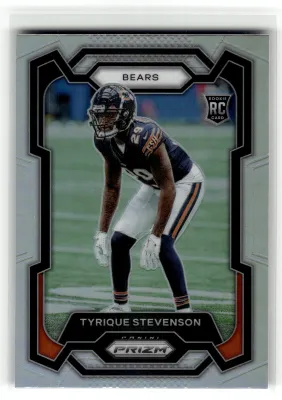 SJ Tyrique Stevenson 2023 Panini Prizm #316 Chicago Bears Silver RC