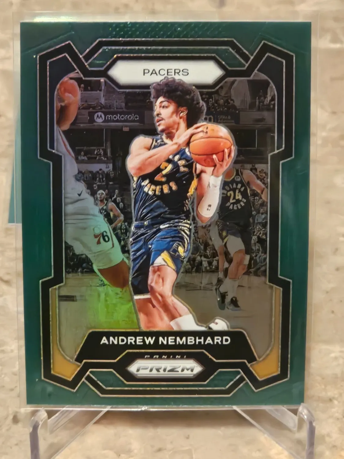 SJ Andrew Nembhard 2023-24 Panini Prizm #211 Green