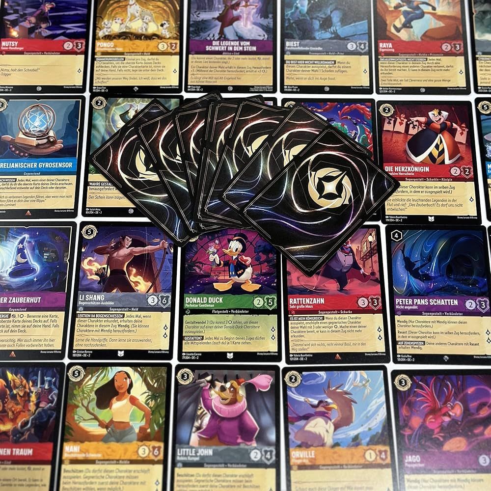 SJ Lorcana Lote de 120 Cartas al Azar