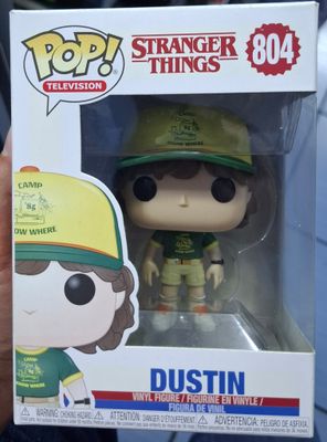 BAF1 Dustin Figura Funko Pop 804 Stranger Things Figura